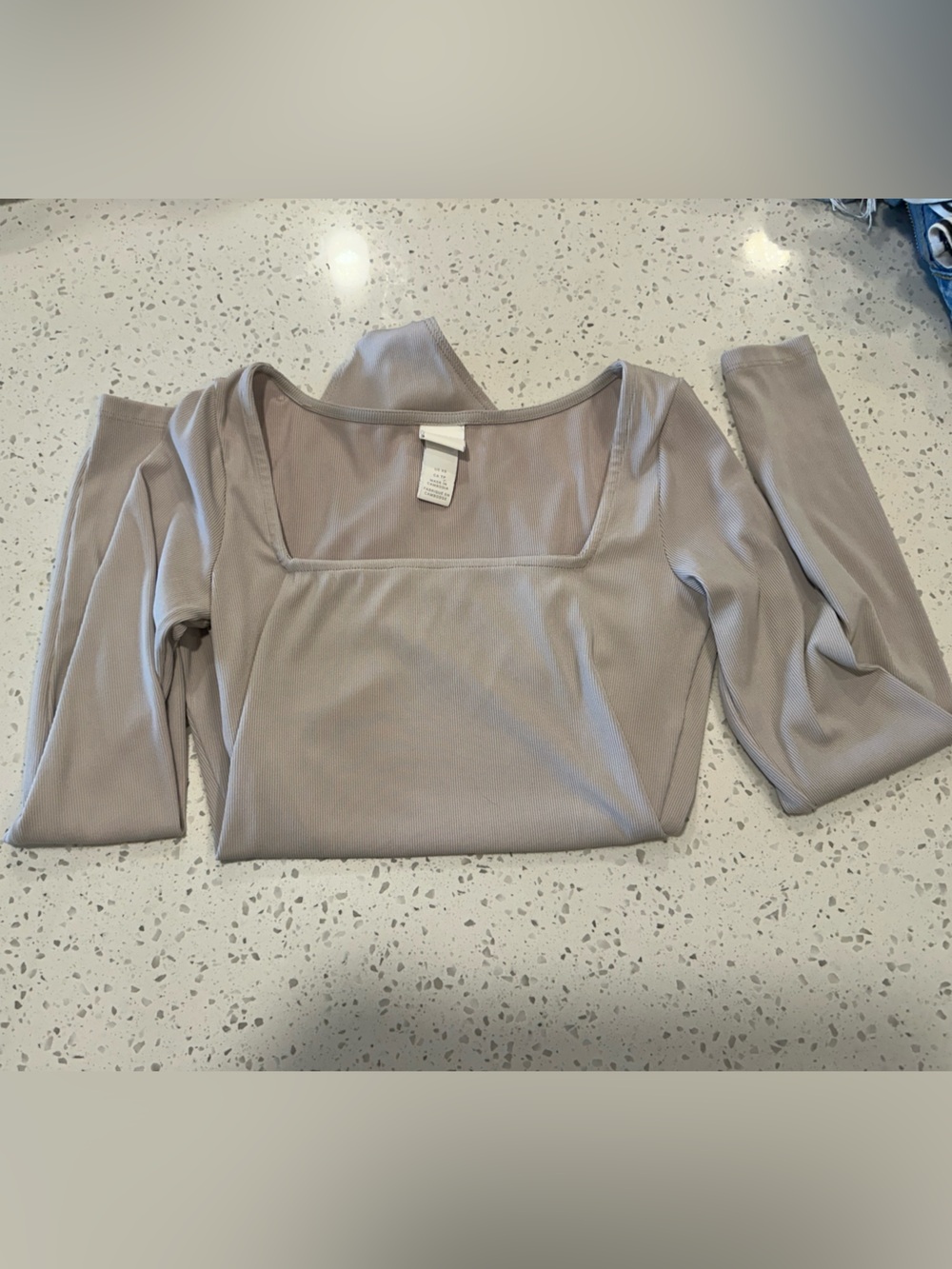 H&M square neck body suit women’s - Picture 3 of 5
